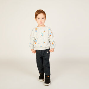 Sweat molleton oversize imprimé ski pour bébé garçon 