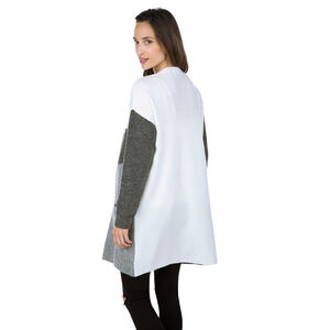 Gilet de grossesse long en tricot 