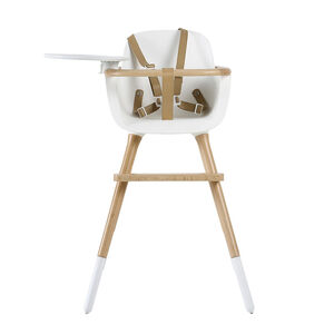 Chaise haute fixe Ovo Luxe One - Blanche 