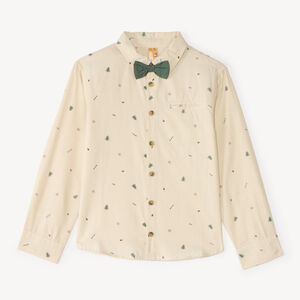 Chemise à manches longues avec nœud papillon garçon 