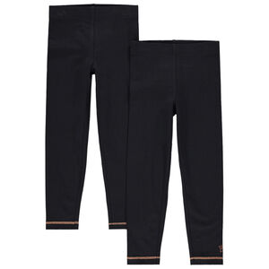 Lot de 2 leggings en jersey avec print fantaisie 