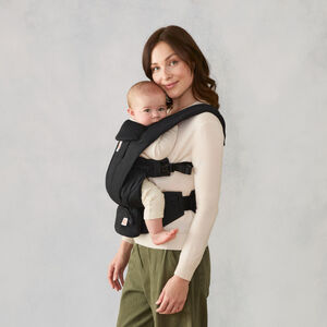 Porte bébé Omni Deluxe 4 positions coton Onyx Black 