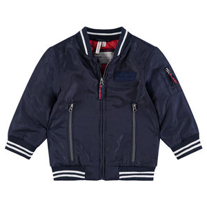 Blouson style teddy avec poches zippées 