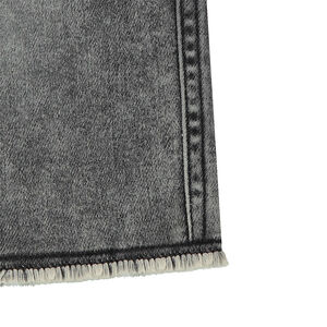 Junior - Bermuda en denim like effet used avec poches zippées  