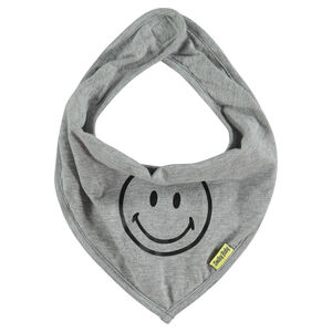 Bavoir en jersey print SMILEY BABY Smiley  