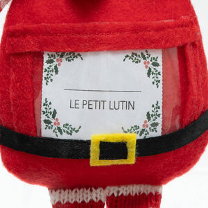 Lutin décoratif 20cm avec étiquette Garçon 