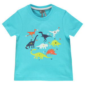 Tee-shirt manches courtes en jersey print fantaisie 