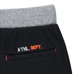 Bermuda en molleton fantaisie à taille élastiquée 