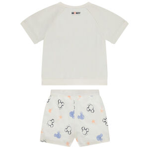 Ensemble 2 pièces Mickey Disney Bermuda + t-shirt pour bébé 