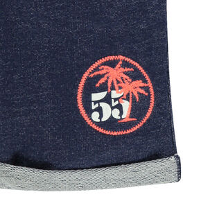 Bermuda en molleton effet jeans 