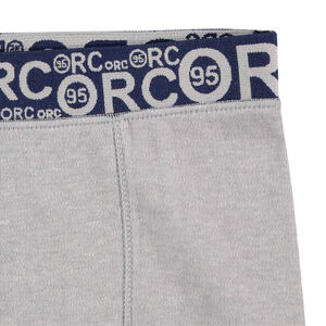 Lot de 2 leggings en coton avec taille élastiquée 