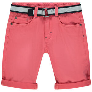 Bermuda en toile à ceinture amovible 