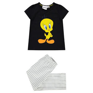 Pyjama uni / rayé avec print Looney Tunes Titi 