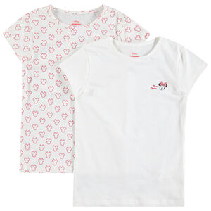 Lot de 2 maillots de corps en coton print Minnie Disney 