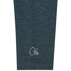 Lot e 2 leggings uni à logo printé 