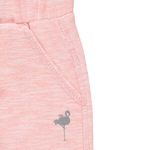 Pantacourt de jogging en molleton chiné 