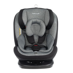 Siège-auto isofix groupe 0+/1/2/3 - Noir/gris 