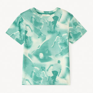 T-shirt manches courtes photoprint skateboard garçon 