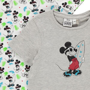 Lot de 2 tee-shirts manches courtes Disney print Mickey 