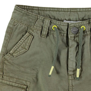 Bermuda en toile effet used à poches 