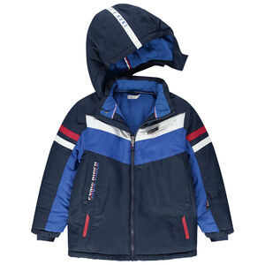 Junior - Blouson de ski imperméable à poches zippées et doublure micropolaire 