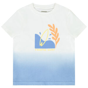 T-shirt manches courtes printé effet dégradé garçon 