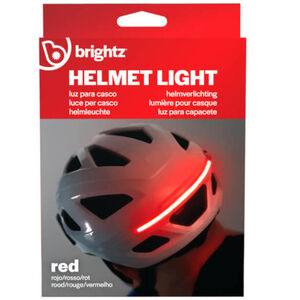 Éclairage LED Brightz pour casque de vélo Rouge 