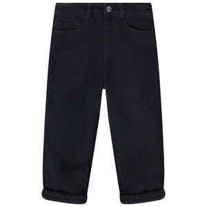Pantalon en velours côtelé doublé polaire pour bébé garçon 