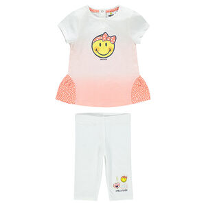 Ensemble tunique et legging Smiley  