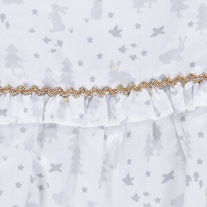 Tunique en coton doublé avec motif all-over  