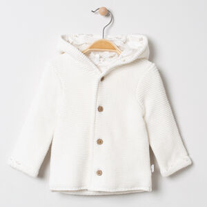 Gilet à capuche en coton doublé jersey imprimé pour bébé 
