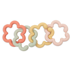 Jeu d’anneaux silicone Flowers 