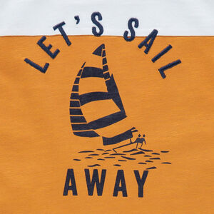 Ensemble avec t-shirt print bateau et bermuda  