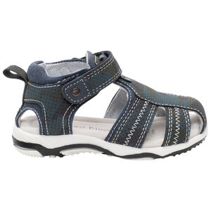 Nu-pieds à imprimé micro perforé all-over 