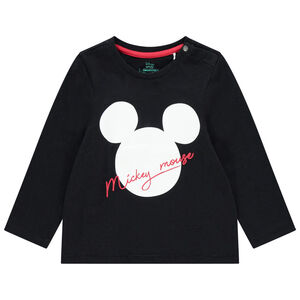 T-shirt manches longues en coton bio print Mickey Disney pour bébé garçon 