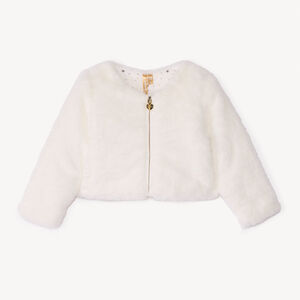 Gilet zippé en fausse fourrure pour bébé fille 