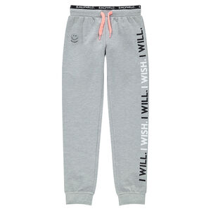 Junior - Pantalon de jogging en molleton avec inscriptions printées 