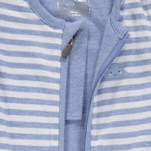 Turbulette rayée en jersey à manches amovibles 