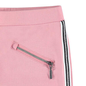 Jegging en milano à bandes et poches zippées 