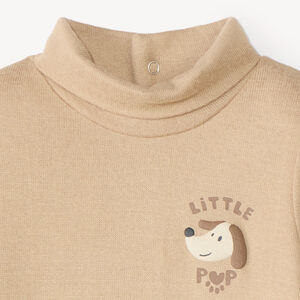 Sous-pull col cheminée bébé garçon print chien 