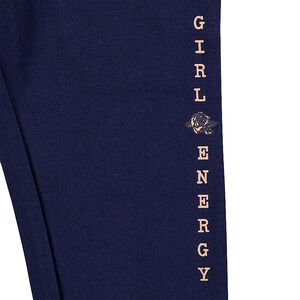 Pantalon de jogging en molleton avec inscription printée 