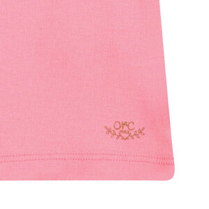 Junior - Sous-pull uni à col roulé avec logo printé doré 