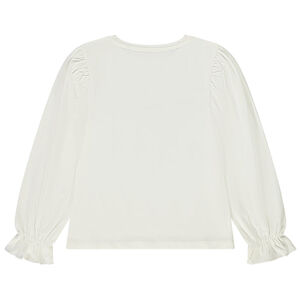 T-shirt manches longues en jersey print fantaisie fille 