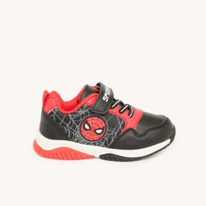 Baskets bébé garçon Spider-Man lacets élastiques et velcro 