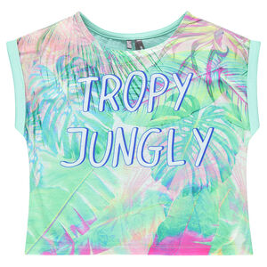 Tee-shirt manches courtes print fantaisie sublimation 