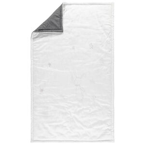 Édredon à motifs fantaisie et revers contrasté  