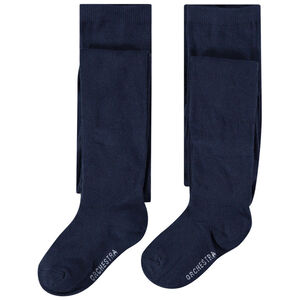 Lot de 2 collants épais unis 