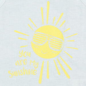 Junior - Débardeur en jersey avec soleil printé 