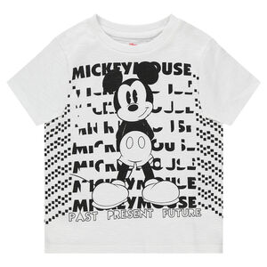 Tee-shirt manches courtes en jersey print Mickey Disney 