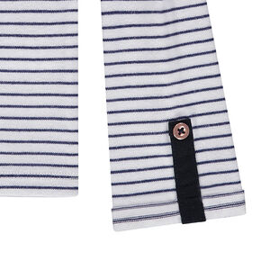 Junior - Tee-shirt manches longues en maille avec pattes boutonnées 